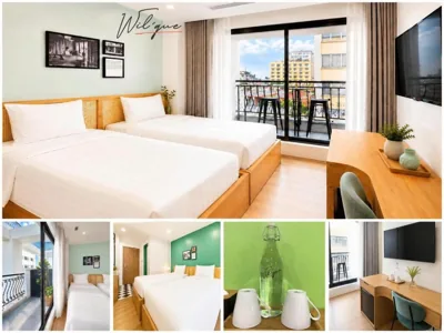 Twin Room with Balcony — Wilque Hotel Hanoi